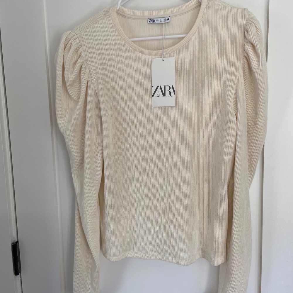 Zara puff sleeve shirt